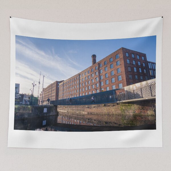 Item preview, Old warehouse buildings in the New Islington Marina in Manchester designed and sold by WorldScenery.