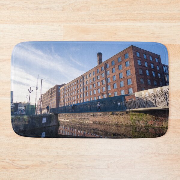 Item preview, Old warehouse buildings in the New Islington Marina in Manchester designed and sold by WorldScenery.