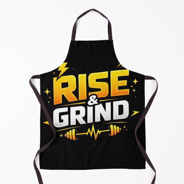 Item preview, Rise & Grind – Fitness Motivation Power designed and sold by ForeverPrintsOK.