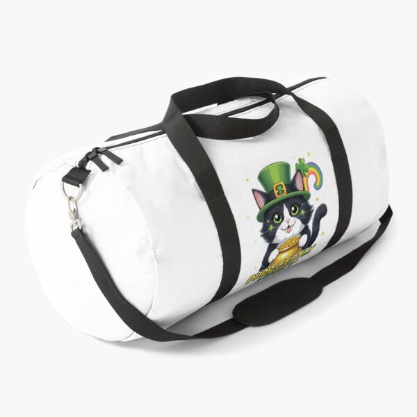 Item preview, Purr-fectly Lucky Shamrock Cat - St. Patrick's Day Black Cat Sticker & Tee designed and sold by nuwanari.