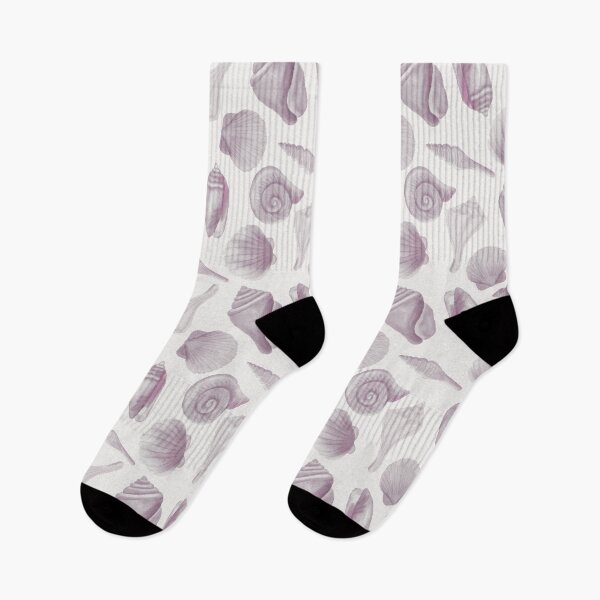 Item preview, Soft Watercolor Coastal Seashell Seamless Pattern designed and sold by Seamlessly Buffalo.