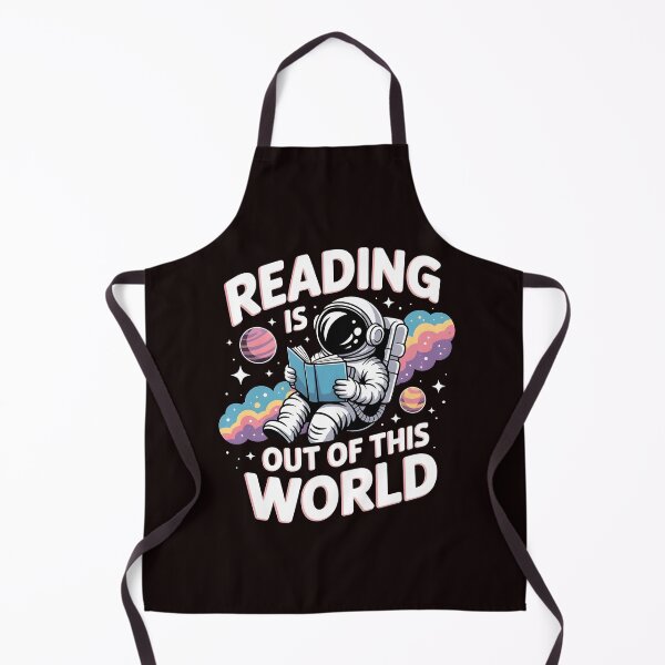 Item preview, Reading Is Out Of This World – Books Lover Space Adventure Design designed and sold by Redgiant87x.