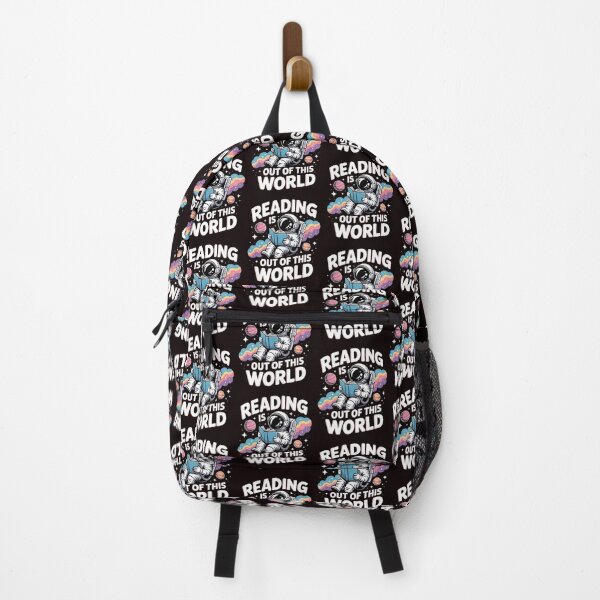 Item preview, Reading Is Out Of This World – Books Lover Space Adventure Design designed and sold by Redgiant87x.