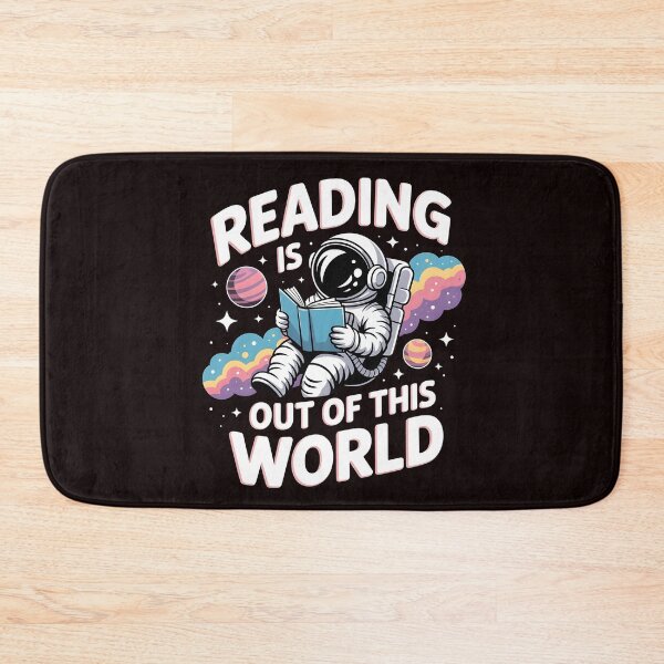 Item preview, Reading Is Out Of This World – Books Lover Space Adventure Design designed and sold by Redgiant87x.