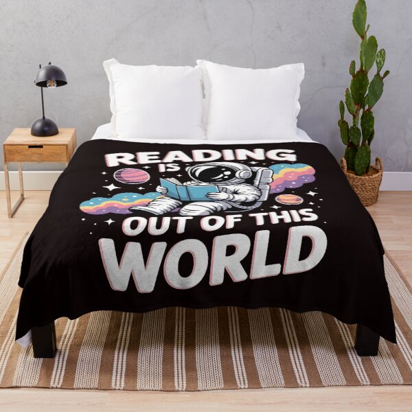 Item preview, Reading Is Out Of This World – Books Lover Space Adventure Design designed and sold by Redgiant87x.