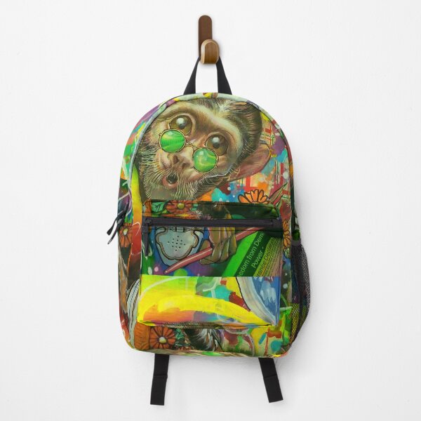 Item preview, colorful monkey designed and sold by BlackSilver1980.
