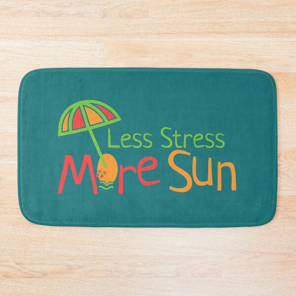Item preview, Less Stress More Sun Summer Vacation Typography designed and sold by faridilham.