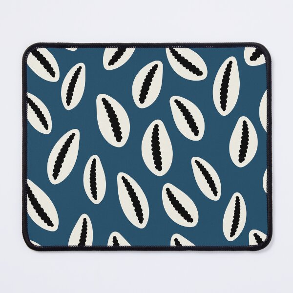 Item preview, Coastal Cowrie Shell Pattern – Ocean Blue Beach Aesthetic designed and sold by The High Hippo.