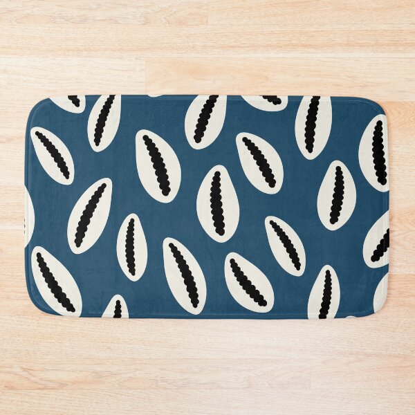 Item preview, Coastal Cowrie Shell Pattern – Ocean Blue Beach Aesthetic designed and sold by silent ocean.