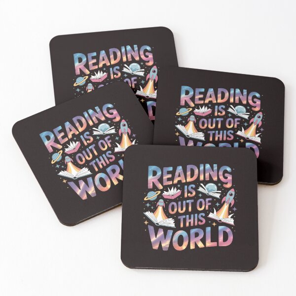 Item preview, Reading Is Out Of This World – Space Inspired Books Lover Design designed and sold by Redgiant87x.