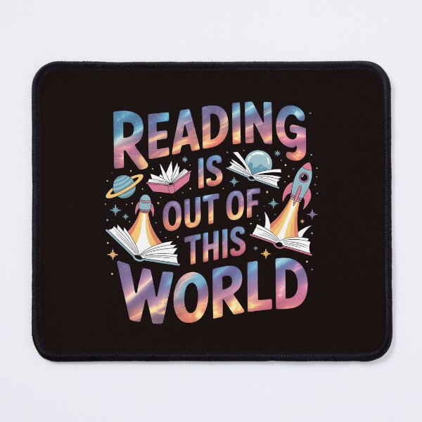 Item preview, Reading Is Out Of This World – Space Inspired Books Lover Design designed and sold by Redgiant87x.