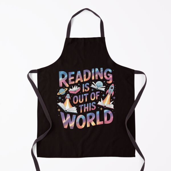 Item preview, Reading Is Out Of This World – Space Inspired Books Lover Design designed and sold by Redgiant87x.