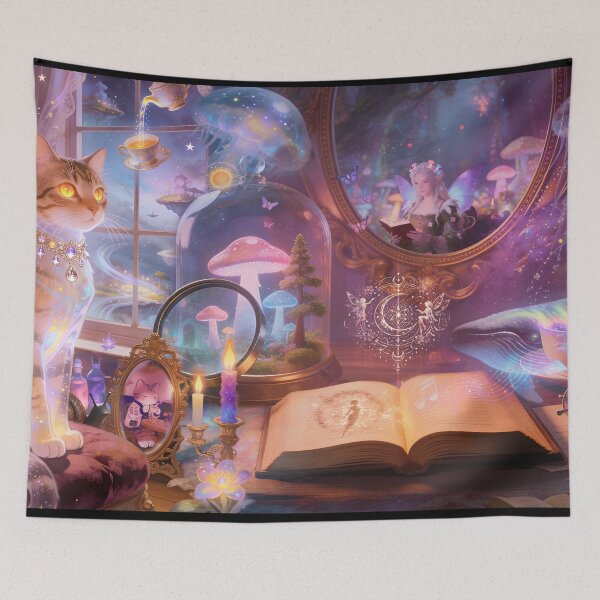 Item preview, Mystical Cat and Fairy Universe – Cottagecore Cosmic Fantasy Puzzle | Ages 4 to 97 designed and sold by TOTO GUYANA.