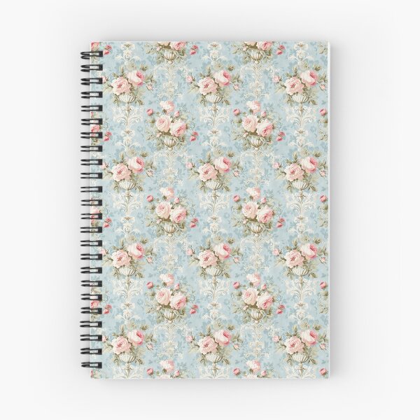 Item preview, Vintage Shabby Chic French Blue Floral Pattern designed and sold by LouieVanille.