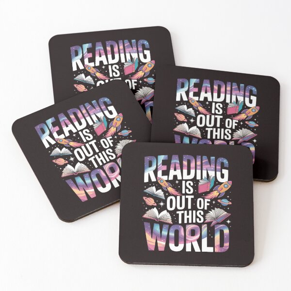 Item preview, Reading Is Out Of This World – Kids Reading Lover Space Quote designed and sold by Redgiant87x.