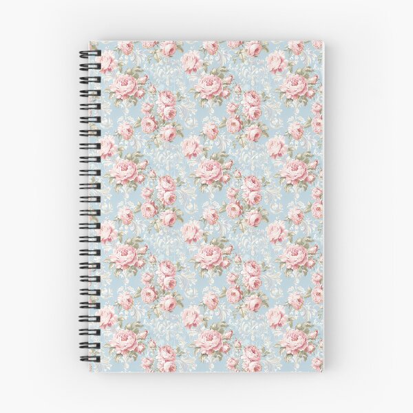 Item preview, Vintage Shabby Chic French Blue Floral Pattern designed and sold by LouieVanille.