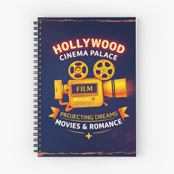 Item preview, Hollywood Cinema Palace Vintage Film Projector Logo designed and sold by Cine8.