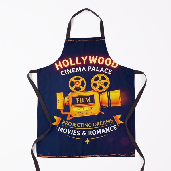 Item preview, Hollywood Cinema Palace Vintage Film Projector Logo designed and sold by Cine8.