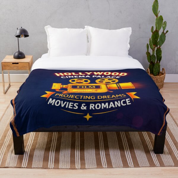 Item preview, Hollywood Cinema Palace Vintage Film Projector Logo designed and sold by Cine8.