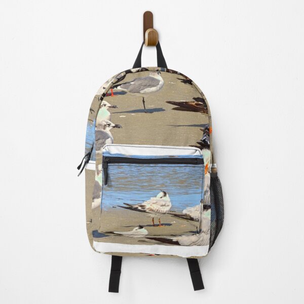 Item preview, Seabirds Gathering On Hilton Head Shore designed and sold by LisaWootenPhoto.