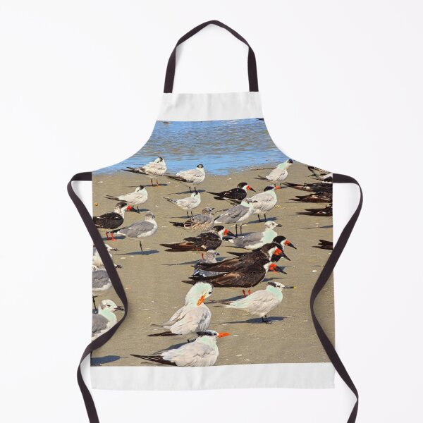 Item preview, Seabirds Gathering On Hilton Head Shore designed and sold by LisaWootenPhoto.