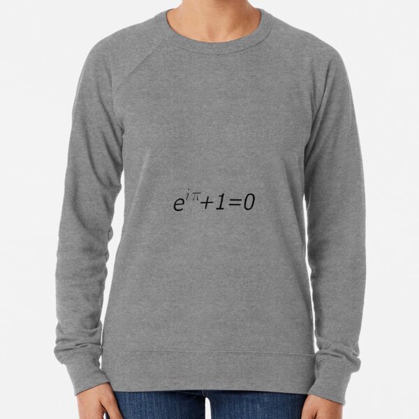 #Euler's #Identity, #Math, Mathematics, Science, formula, equation, #EulersIdentity Lightweight Sweatshirt