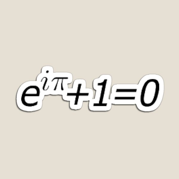 #Euler's #Identity, #Math, Mathematics, Science, formula, equation, #EulersIdentity Magnet