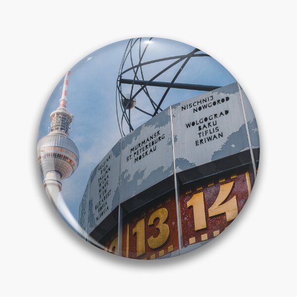 Item preview, Berlin TV Tower and Alexanderplatz World Clock – Berlin Architecture Photography designed and sold by Paddyism.