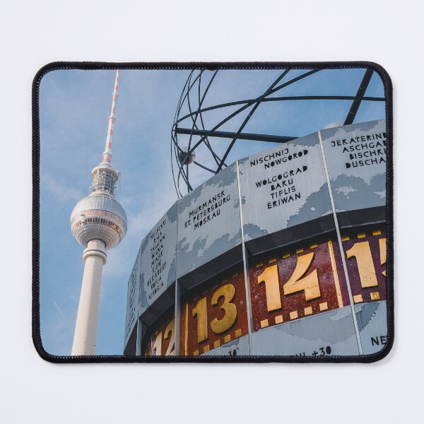 Item preview, Berlin TV Tower and Alexanderplatz World Clock – Berlin Architecture Photography designed and sold by Paddyism.