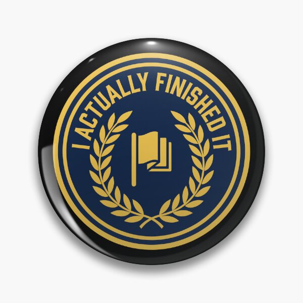 Item preview, I Actually Finished It – Proud Project Completion DIY Maker Seal designed and sold by Fuechse.