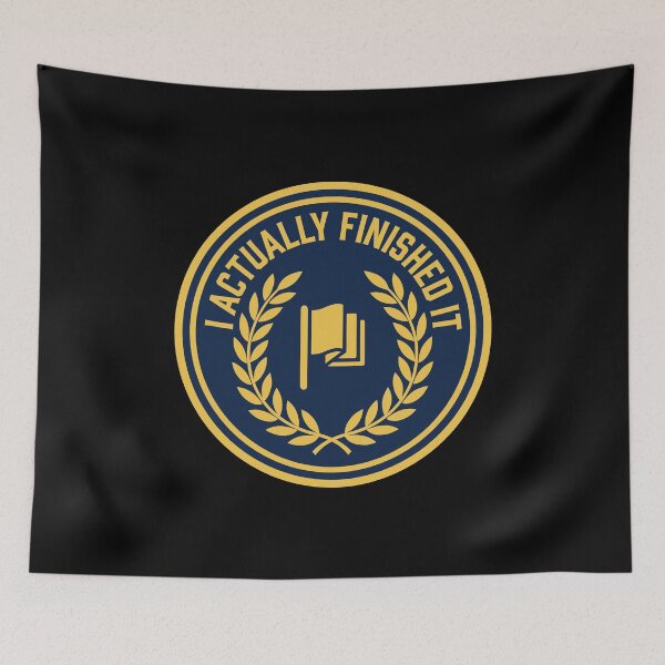Item preview, I Actually Finished It – Proud Project Completion DIY Maker Seal designed and sold by Fuechse.
