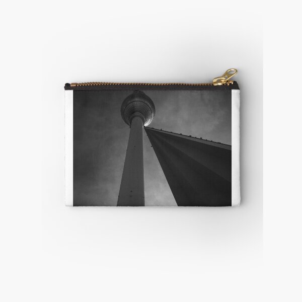 Item preview, Berlin TV Tower Minimalist Architecture – Fernsehturm Berlin Black and White designed and sold by Paddyism.