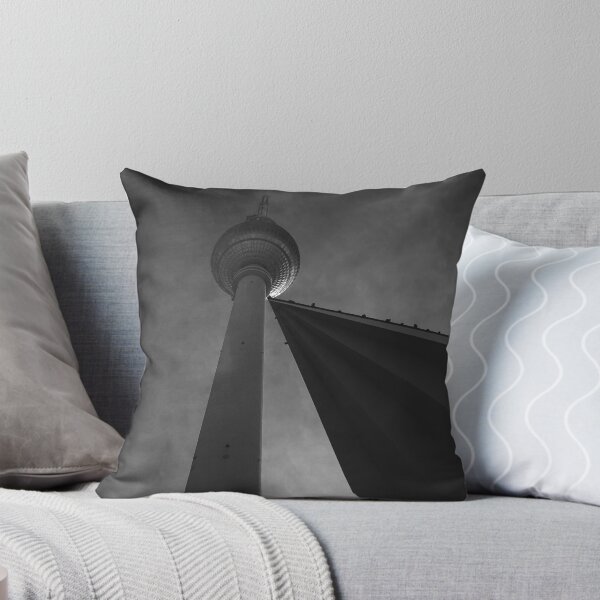 Item preview, Berlin TV Tower Minimalist Architecture – Fernsehturm Berlin Black and White designed and sold by Paddyism.