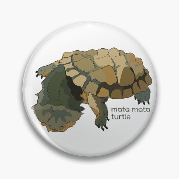 Item preview, Funky Aquatic Creatures: Mata Mata Turtle designed and sold by abigailhausman.