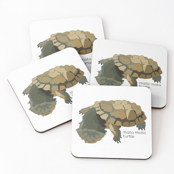 Item preview, Funky Aquatic Creatures: Mata Mata Turtle designed and sold by abigailhausman.