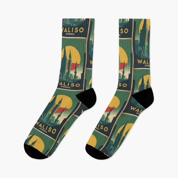 Item preview, Waliso Ethiopia Africa Retro Vintage Travel Souvenir designed and sold by TravelersGems.