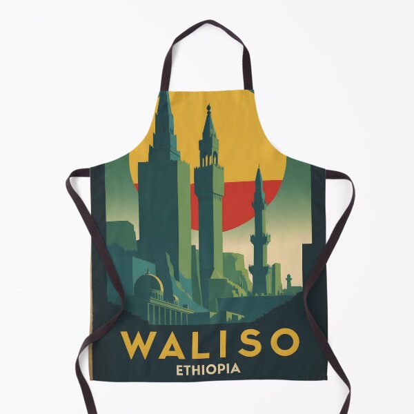 Item preview, Waliso Ethiopia Africa Retro Vintage Travel Souvenir designed and sold by TravelersGems.