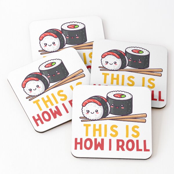 Item preview, Funny This Is How I Roll Kawaii Sushi designed and sold by PunTeestic.
