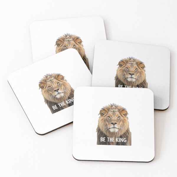 Item preview, Lion King Motivational Design – Be The King Crown Lion Art designed and sold by MihajloMiX99.