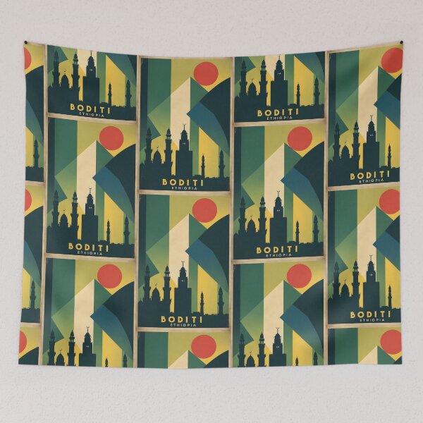 Item preview, Boditi Ethiopia Africa Retro Vintage Travel Souvenir designed and sold by TravelersGems.