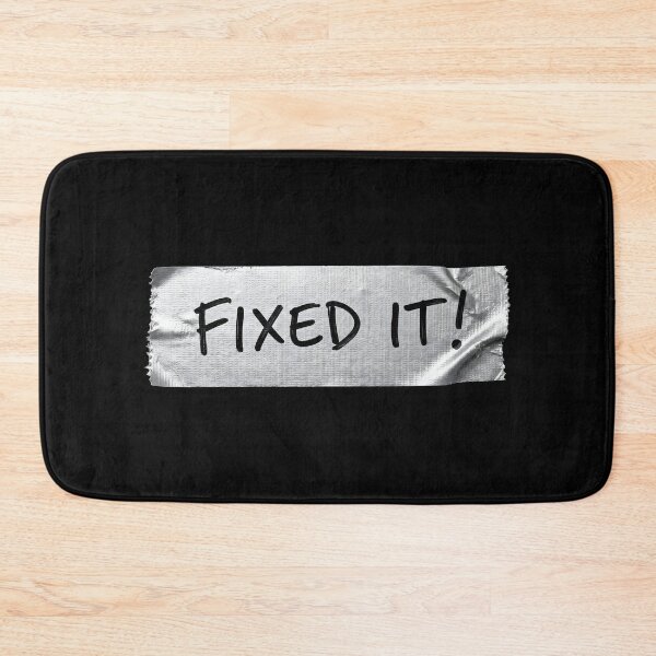 Item preview, Fixed It! Duct Tape Design – Fun DIY Handyman Repair Motif designed and sold by Fuechse.
