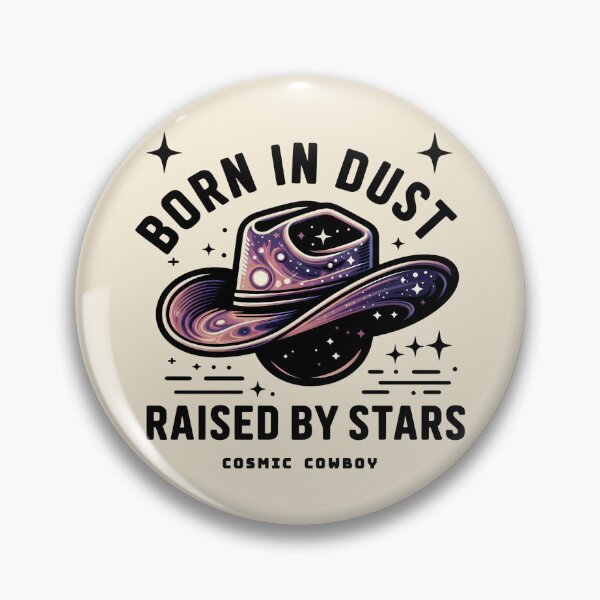 Item preview, Born in Dust, Raised by Stars – Cosmic Cowboy Hat designed and sold by Art-Arcade6.