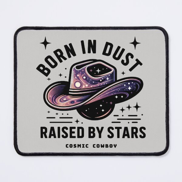 Item preview, Born in Dust, Raised by Stars – Cosmic Cowboy Hat designed and sold by Art-Arcade6.