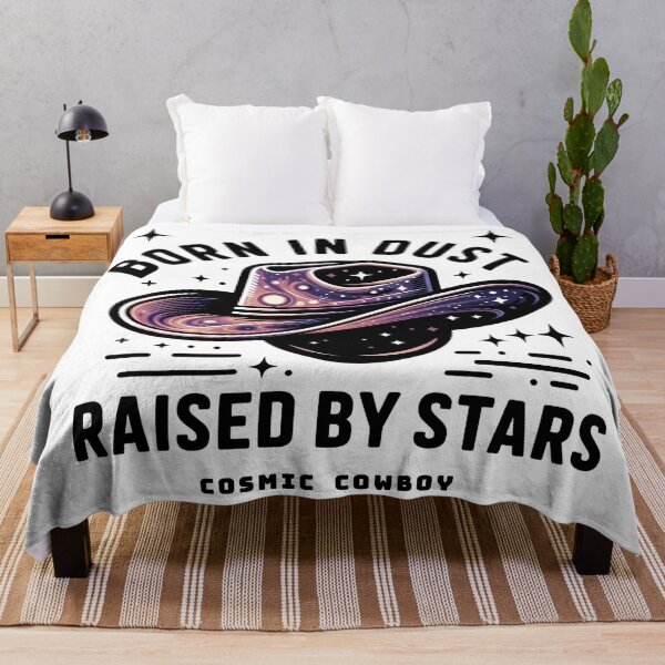 Item preview, Born in Dust, Raised by Stars – Cosmic Cowboy Hat designed and sold by Art-Arcade6.