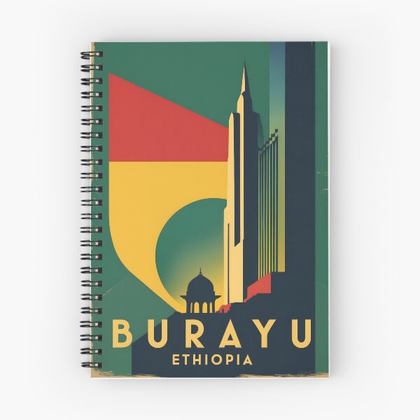 Item preview, Burayu Ethiopia Africa Retro Vintage Travel Souvenir designed and sold by TravelersGems.