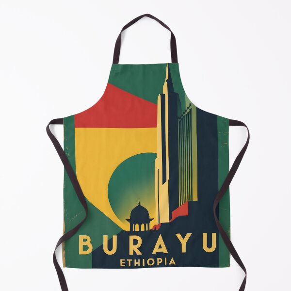 Item preview, Burayu Ethiopia Africa Retro Vintage Travel Souvenir designed and sold by TravelersGems.