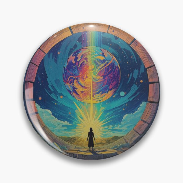 Item preview, Cosmic Portal – Psychedelic Illustration Street Art & Pop Art designed and sold by PLUSHIWORLDtm.