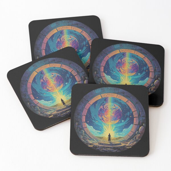 Item preview, Cosmic Portal – Psychedelic Illustration Street Art & Pop Art designed and sold by PLUSHIWORLDtm.