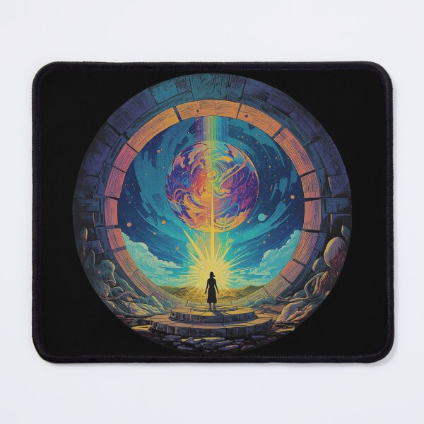 Item preview, Cosmic Portal – Psychedelic Illustration Street Art & Pop Art designed and sold by PLUSHIWORLDtm.