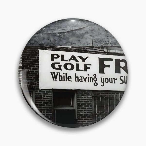 Item preview, Play golf free while having your suit pressed, boys being boys, vintage funny black and white photograph designed and sold by Astrid Arkhangelsky.